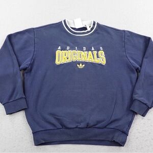 Adidas Originals Men's Blue crew neck sz sm